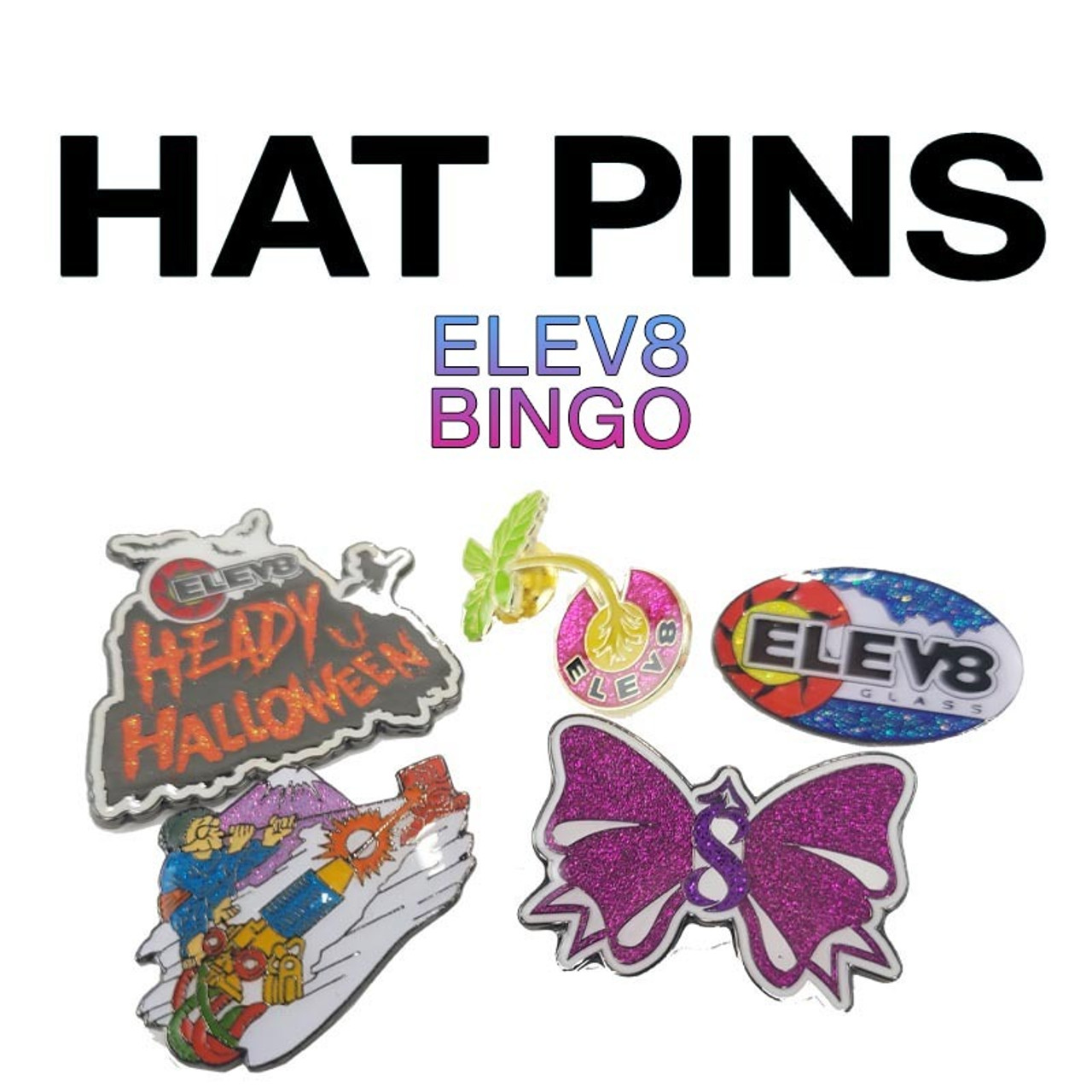 Elev8 Bingo Hat Pins